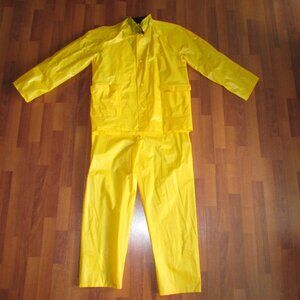 Rain Slicker Jacket and Overalls Set - Small